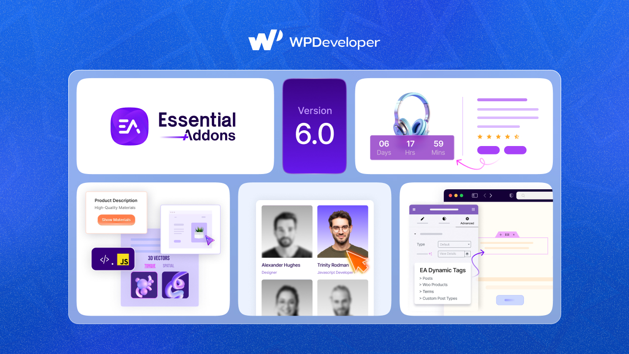 What Is New in Essential Addons for Elementor 6.0?